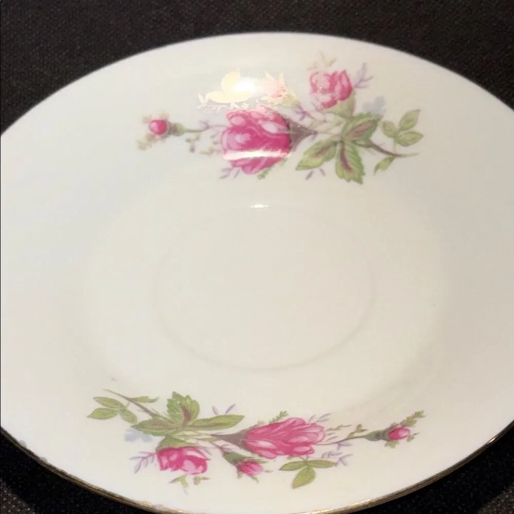 Crescent Fine China Teacup and Saucer
